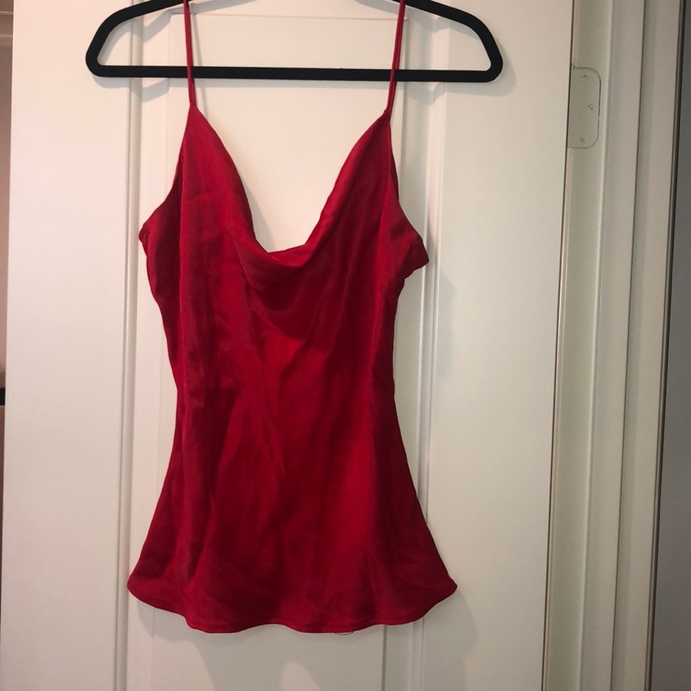 Red Zara top
